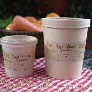 SOPA DE TOMATE CON ALBAHACA